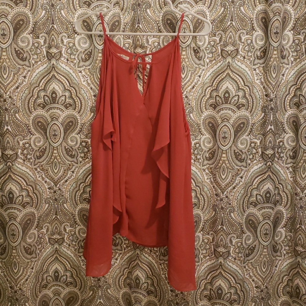 Coral flowy tank from Maurices